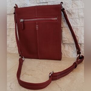 Elegant Burgundy Crossbody Bag